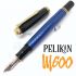 德國 Pelikan 百利金 M600 14K金 鋼筆（藍條金夾）